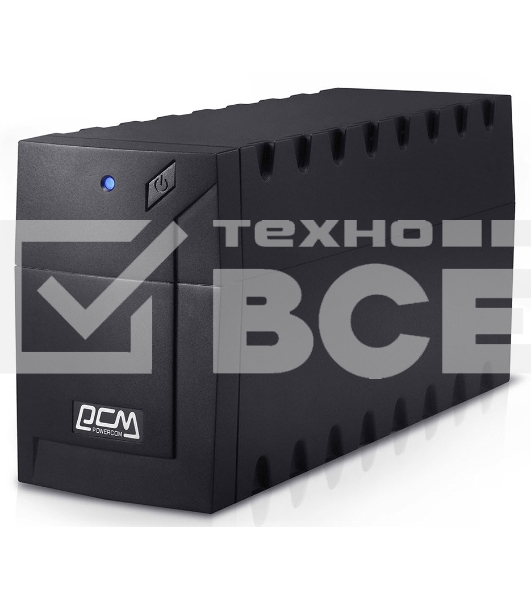 Источник бесперебойного питания Powercom Raptor RPT-600A EURO 360Вт 600ВА черный