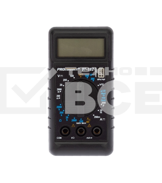 Портативный мультиметр М-182 (DT-182) PROconnect