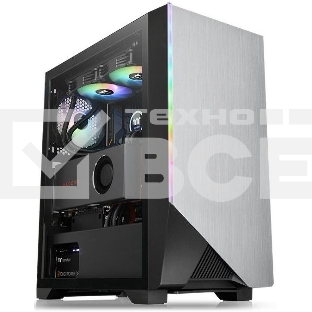 Компьютерный корпус Thermaltake H550 TG RGB черный без БП ATX 5x120mm 5x140mm 2xUSB2.0 1xUSB3.0 audio bott PSU