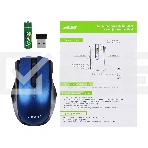 Мышь беспроводная Acer OMR031 черный/синий, 1600 dpi, радиоканал, USB, кнопки - 4, фото7