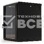 Шкаф настенный Hyperline TWB-1245-GP-RAL9004 19-дюймовый (19