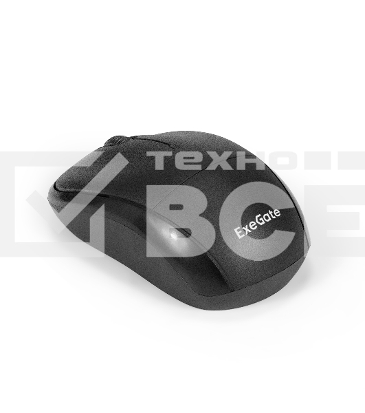 Мышь беспроводная ExeGate Professional Standard SR-9065 черный, 1000 dpi, радиоканал, USB, кнопки - 3