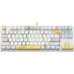 Клавиатура A4Tech Bloody S87 Energy (S87 USB ENERGY WHITE) проводная USB белый/жёлтый, фото11