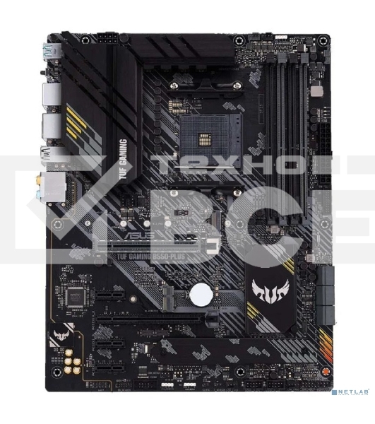 Материнская плата ASUS TUF GAMING B550-PLUS, AM4, AMD B550, 4xDDR4, 6xSATA, 2xM.2, 1xPCIe 4.0 x16, 1xPCIe 3.0 x16, 3xPCIe x1, 1xHDMI, 1xDP, 1x 2.5Gb LAN, 4xUSB-A 3.2 Gen 1, 1xUSB-A 3.2 Gen 2, 2xUSB-A 2.0, 1xUSB-C 3.2 Gen 2, 5x3.5 мм, 7.1, ATX