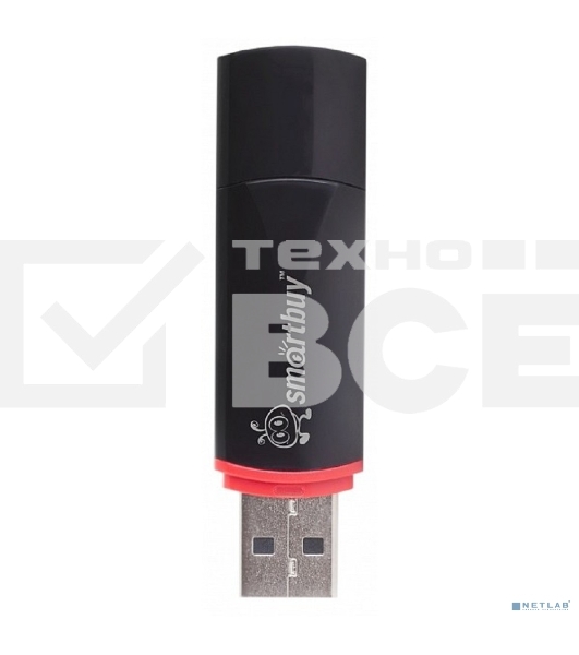 Флэш Диск Smartbuy USB Drive 4Gb Crown Black SB4GBCRW-K