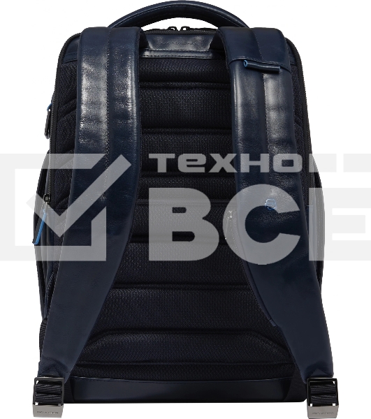Рюкзак мужской Piquadro Blue Square CA6593B2/BLU2, кожа, темно-синий