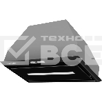 Встраиваемая вытяжка Kuppersberg INTRO 60 BLACK ширина 54 см, отвод воздуха/рециркуляция, 1000 м3/ч, Черная вытяжка с нижней, фото6