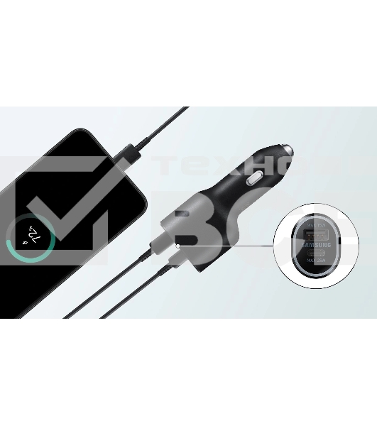 Зарядное устройство для авто Samsung EP-L4020NBEGEU W/O CABLE