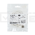 Кабель USB2.0 Cablexpert (RU) AM/Type-C CCP-USB2-AMCM-1M-RU-W, 3A, 36Вт, QC3.0, медь, двойной экран, 1м, белый, пакет, фото 1