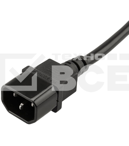 Блок распределения питания Rexant для 19' шкафов, горизонтальный, 6 розеток СЕЕ 7/4, 10A, без выкл, алюм корп, шнур 2м, вилка C14