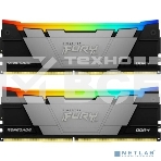 Оперативная память Kingston Fury Renegade, DDR4, 64Gb (2x32GB), 3200MHz, CL16, DIMM, радиатор, RGB, серебристый/черный, фото3