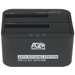 Докстанция 2x2.5'/3.5' SATA HDD/SSD AgeStar 3UBT6-6G, USB 3.0, пластик, черный, UASP, Clone, USB 3.0, фото6