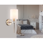 Настенный светильник Ambrella light LH72375 DBS/WH темная латунь/белый E14 max 40W 190*120*370, фото3