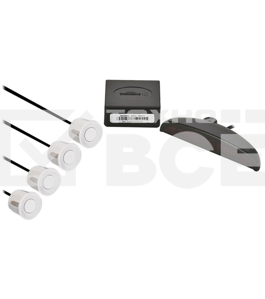 Парковочный Радар Digma DCK-100W 4 датчика 22мм белый