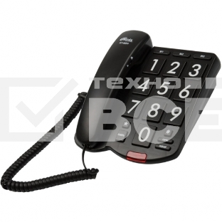 Телефон проводной Ritmix RT-520 черный