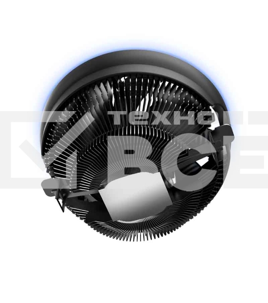 Кулер PCCooler E126MB черный 120мм алюминий 1800rpm 26.5db 4-pin 92W 70мм