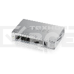 Коммутатор Zyxel GS1005HP Switch PoE +, 5xGE (4xPoE +), desktop, metal, silent, PoE budget 60 W, фото4
