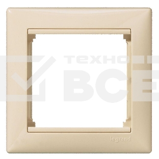 Рамка Legrand 774351 Valena 1 пост слоновая кость
