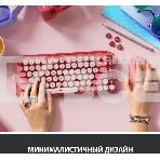 Клавиатура беспроводная Logitech POP KEYS, Heartbreaker Rose (M/N: YR0080/CU0021), фото17