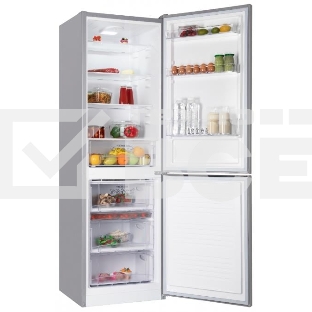 Холодильник Nordfrost NRB 152 X нержавеющая сталь двухкамерный 205/115 л морозилка снизу