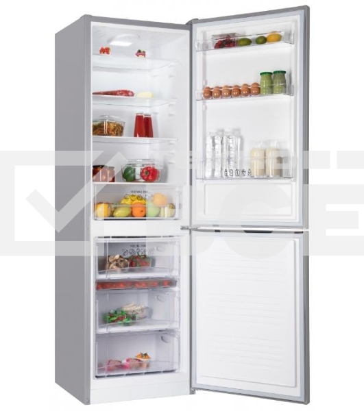 Холодильник Nordfrost NRB 152 X нержавеющая сталь двухкамерный 205/115 л морозилка снизу