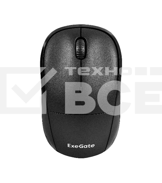 Мышь беспроводная ExeGate Professional Standard SR-9065 черный, 1000 dpi, радиоканал, USB, кнопки - 3