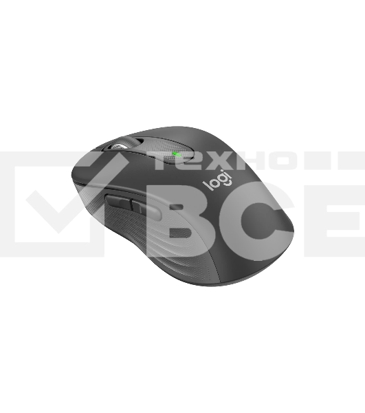 Мышь беспроводная Logitech Signature M650 L черный, 4000 dpi, радиоканал, Bluetooth, USB, кнопки - 5