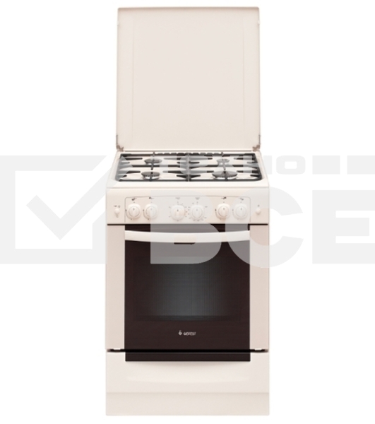 Плита газовая Gefest ПГ 6100-02 0167 бежевый, конфорок 4 шт, духовка 52 л, 60 см x 85 см x 60 см