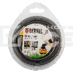 Леска для триммера двухкомпонентная звезда, 2,4мм х 15м, блистер EXTRA CORD Denzel, фото2