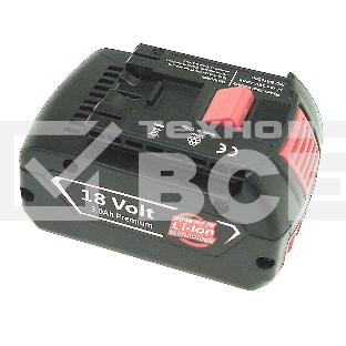 Аккумулятор для Bosch (p/n: 2607336091, 2607336092, 2607336170, BAT609, BAT618), 3.0Ah 18V