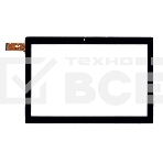 Сенсорное стекло (тачскрин) WJ2066-FPC-V2.0, черное, фото3