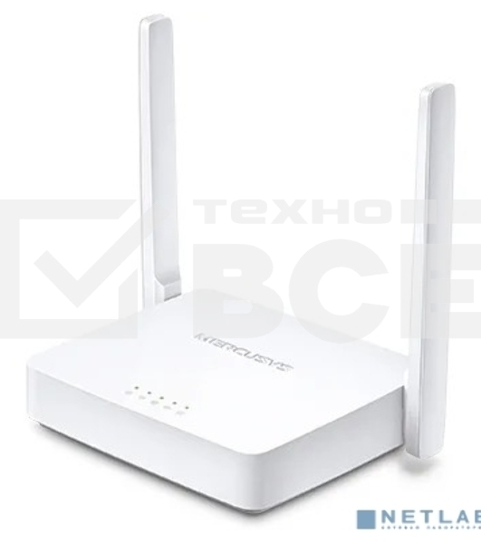 Роутер беспроводной Mercusys MW300D N300 10/100BASE-TX/ADSL