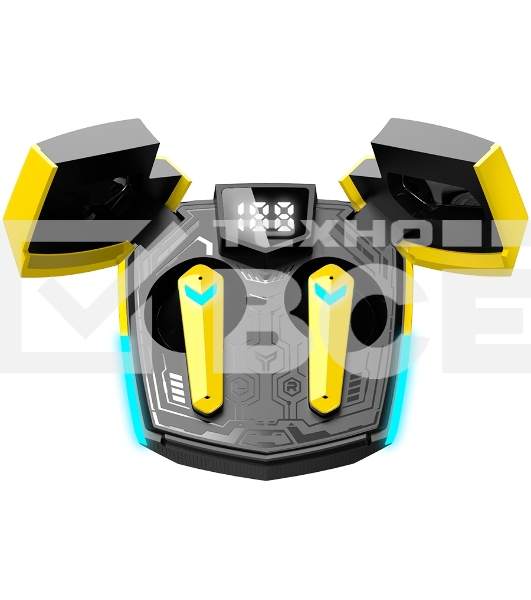 Наушники игровые CANYON headset Doublebee GTWS-2 Gaming Yellow