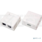 Розетка сетевая LAN, на стену, (2 гнездо 8Р8С (Rj-45), 5e кат), фото2