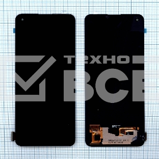 Дисплей для Realme 8i 4G OLED черный