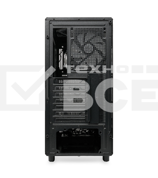 Компьютерный корпус  HSPD M510, Mesh Mid Tower, черный, TG, 0.5 SPCC, 4x120mm ARGB ATX, mATX, mITX 180/280/160mm 1x2.5
