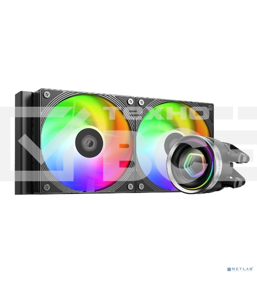 Система жидкостного охлаждения ID-Cooling FX240 INFINITY ARGB черный 120мм алюминий+медь 2000rpm 27.2db 4-pin 300W