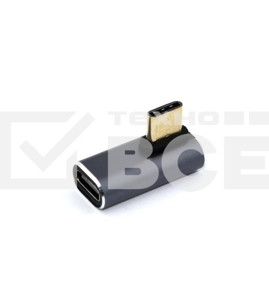 Переходник USB 4 Type C мама-папа угловой тип 1