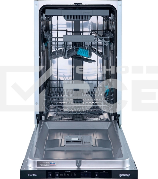 Встраиваемая посудомоечная машина GORENJE GV561D11 Встраиваемые ПММ шириной 45 см,Количество корзин:3,Бак из нержавеющей стали,Защита от перелива: Полный AquaStop,Расход воды на цикл: 9 л,Уровень шума: 45 дБ (А) относительно 1 пВт,Габаритные размеры (вхшхг): 81,5 × 44,8 × 55 см