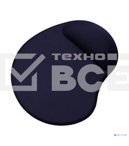 Коврик для мыши Buro гелевый, голубой, 230х205х25