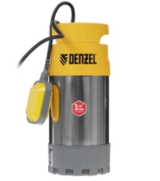 Погружной насос Denzel PH1100 (97234) высокого давления, 1100Вт, подъем 40м, 5500 л/ч