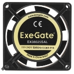 Вентилятор для корпуса ExeGate EX08025SAL черный, 80 мм, 2500 об/мин, 31 дБ, фото7