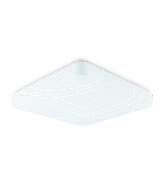 Потолочный светодиодный светильник Ambrella light FZ1152 WH белый 30W 6400K 370*370*85 (Без ПДУ)