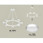 Светильник Ambrella light XB9195150/8 SWH белый песок GX53 (C9195, N8112), фото 1