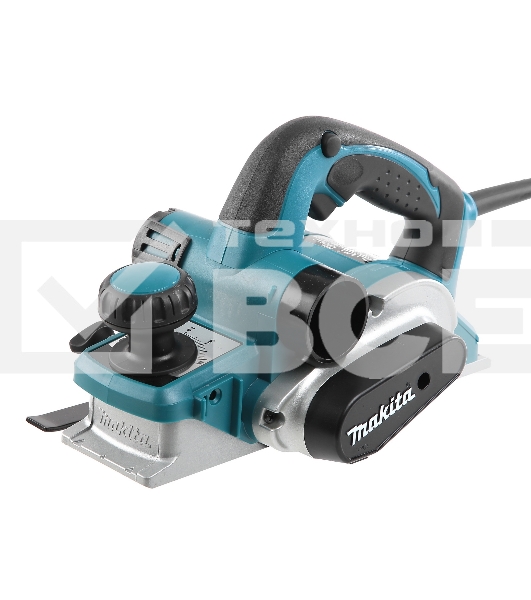Рубанок Makita KP0810 Рубанок,{850Вт,16000об\м,ширина-82мм,глуб-4мм,3.2кг,кор,парал упор}