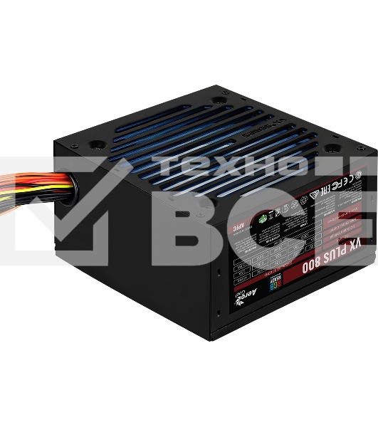 Блок питания Aerocool / Formula VX PLUS 800 RGB, 800Вт, 120мм, черный