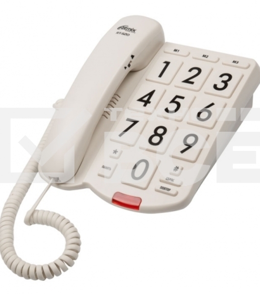 Телефон проводной Ritmix RT-520 слоновая кость