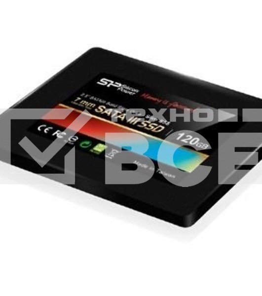 Накопитель SSD Silicon Power Slim S55, 120GB, SATA III, 2.5