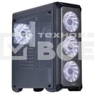 Корпус ZALMAN I3, без БП, большое боковое окно, черный,  ATX
