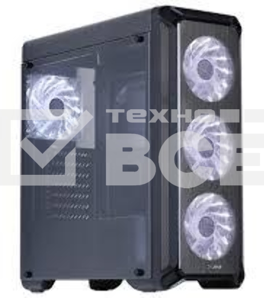 Корпус ZALMAN I3, без БП, большое боковое окно, черный,  ATX